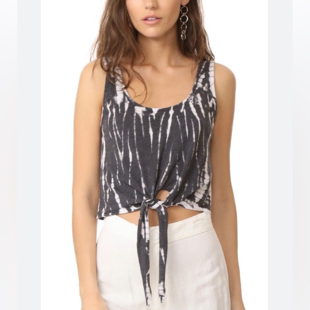 Alice + Olivia Tie Front Tank - L